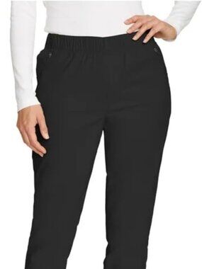 Eddie Bauer Women's Fleece-Lined Jogger Pants   Black   Size 10